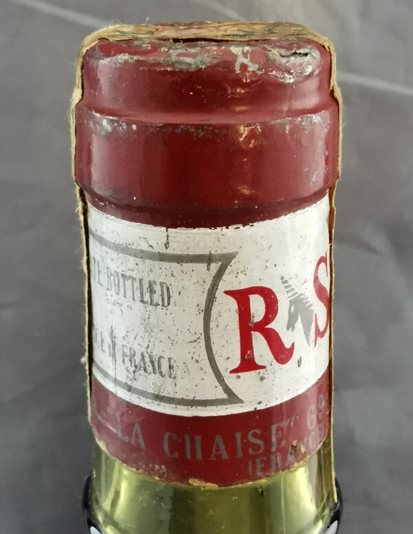 Un acercamiento a la cintilla del vino Château de La Chaize Brouilly 1979